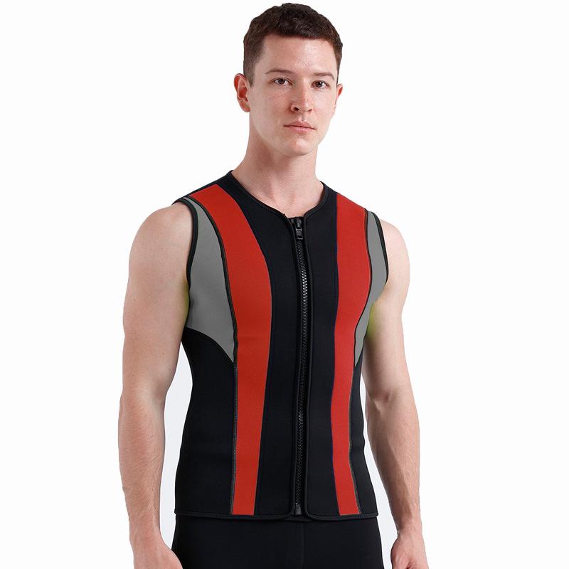Men’s 3MM Neoprene Diving Vest: Cold Protection, Warmth, Sun Protection for Surfing