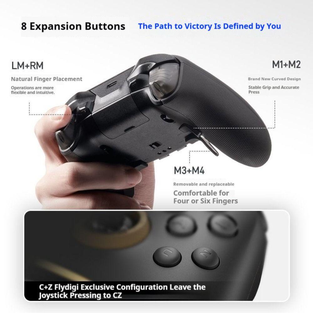 Flydigi Vader 5 Pro Wireless Game Controller with Charging Dock 2 Pro and Elite Carrying Bag