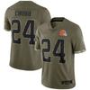 Camiseta de Rugby para Hombre Manga Corta Verde Militar Edición Homenaje Algodón Top Atlético Deportivo Entrenamiento Ropa Casual