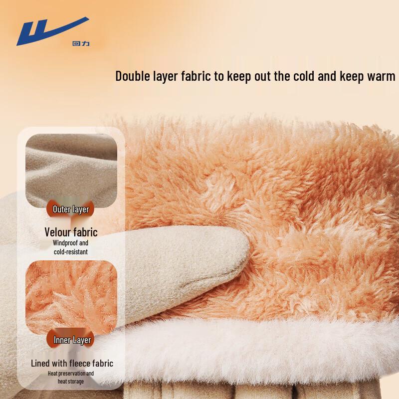 Unisex Winter Warm Touchscreen Fleece-lined Gloves