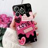 4G Clear For Realme Note 60 Case RMX3933 Luxury Butterfly Love Flowers Cool Lion Painted Phone Case For Realme Note 60X RMX3938