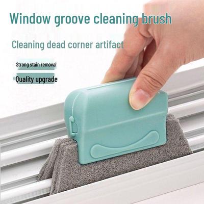 Double-Sided Window Groove Cleaning Brush for Doors and Windows