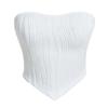 Spot new summer OL temperament splicing strip tapered pendulum thin tube top women's clothing wholesale