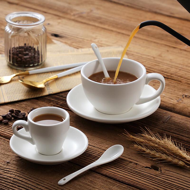 Frosted Ceramic Espresso Cup & Saucer Set