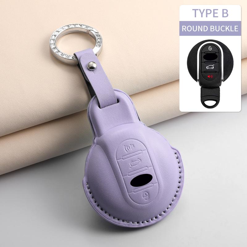 Car Key Case Cover For BMW Mini Cooper JCW Countryman Aceman Cabrio F55 F56 F57 F54 F60 Car Keychain Shell Protector Accessories