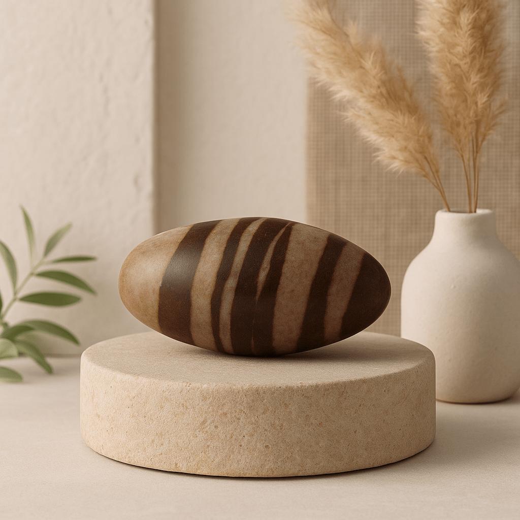 Shiva Lingam Stone 3 Inch Narmada River