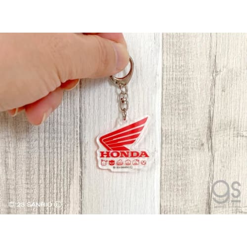 Happy Danby x Super Cub Acrylic Keychain Logo Character Sanrio Super Cub Honda Cute Collaboration Brand GS Official Merchandise LCK061