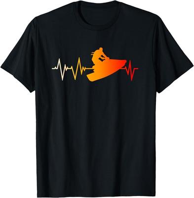 Toller Jet Ski Herzschlag Jet Ski Fahrer PWC Motorsport Geschenk Unisex T-Shirt