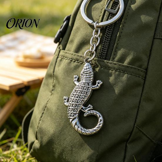 Metal Animal Key Rings Crocodile Keychain for Backpack, Simulated Car Men Ring, Decorative Pendant Backpacks and Handbags Shape Chain