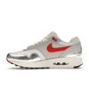 Nike Air Max 1 Premium SE Hot Sauce Men Sneakers Silver White Chile-Red HF7746-100