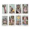 10,3 x 6 cm, Pastell-Reiter-Tarot-Kartenspiel, Oracle, 78 Stück, rosa Tarotkarten mit Leitfaden für Anfänger