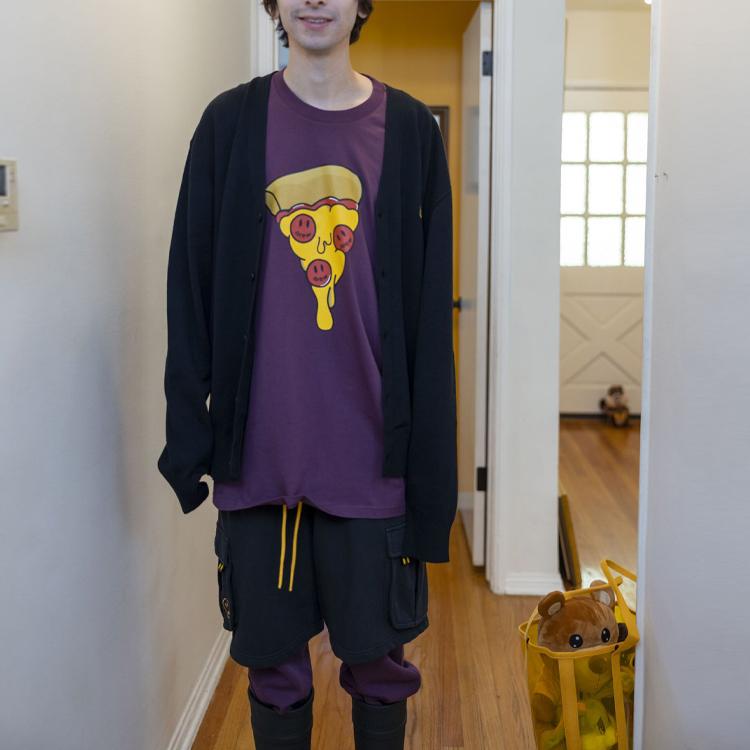 Drew House Letter Logo Series V-Neck Single-Breasted Loose Knit Sweater Unisex Sweater Black DR-FW21-088