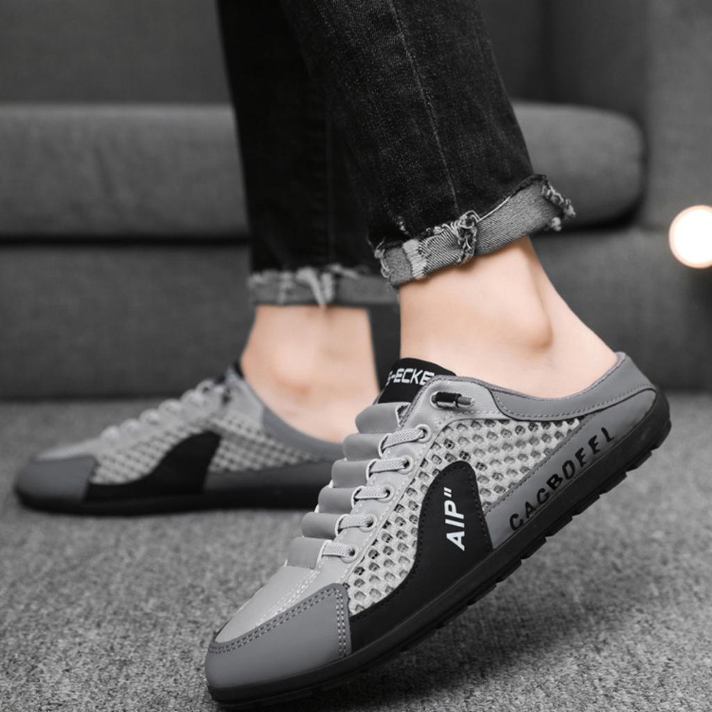 Men's Lightweight Mesh Slip-On Casual Shoes with Breathable Design