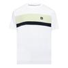 Weekend Offender Mens Crossword Chest Stripe Regular T-Shirt