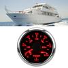 52mm Water Temperature Gauge 7 Colors Backlight IP67 Waterproof 1600‑22 Ohm  Pointer Indication Meter for Boats RVs