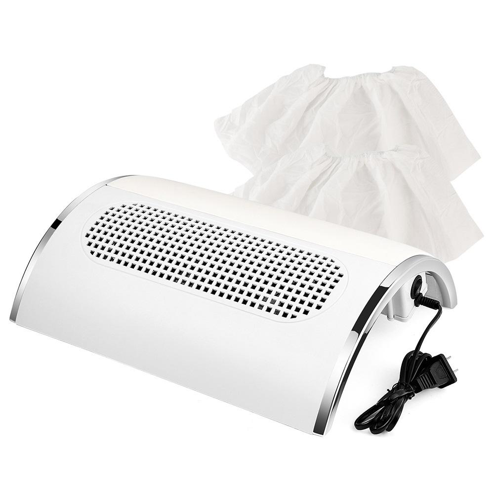 3 Fans Powerful Suction Professional Nail Dust Collector 40W Fan Nail Vacuum Cleaner Nail Dust Extractor For Nails Manicure
