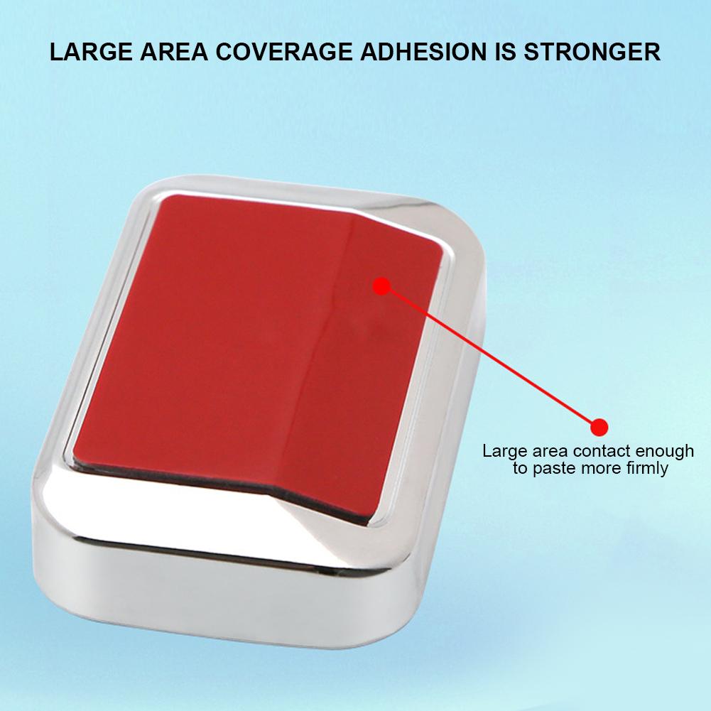 2Pcs Car Rearview Mirror Square Shape for Back Passenger HD Glass Wide Angle Convex Mirror Adjustable Car Blind Spot Rear View Mirror