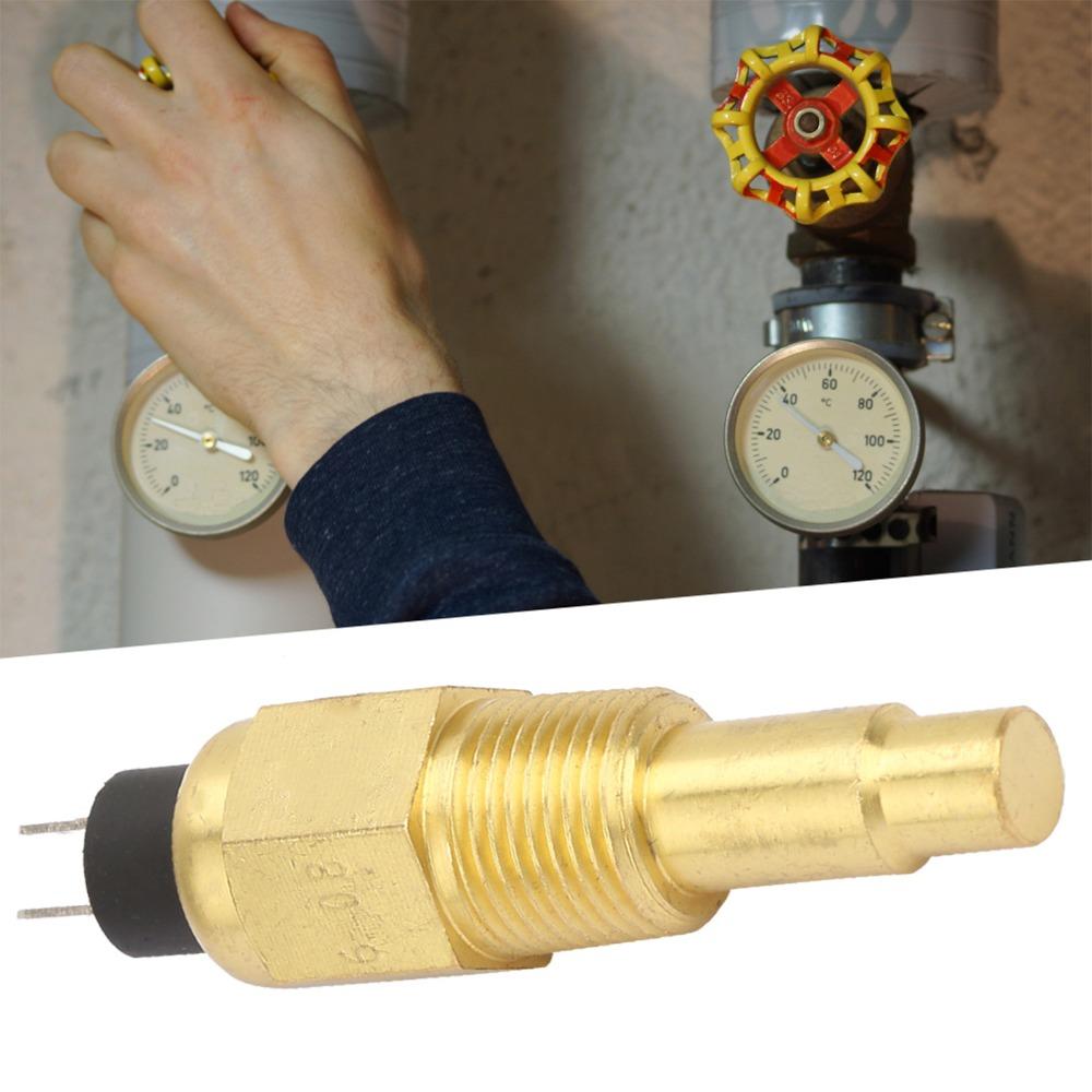 3/8 NPT Temperature Sender 38-120℃ Measuring Range Coolant Temp Sensor Water Temp Sensor  Oil Water