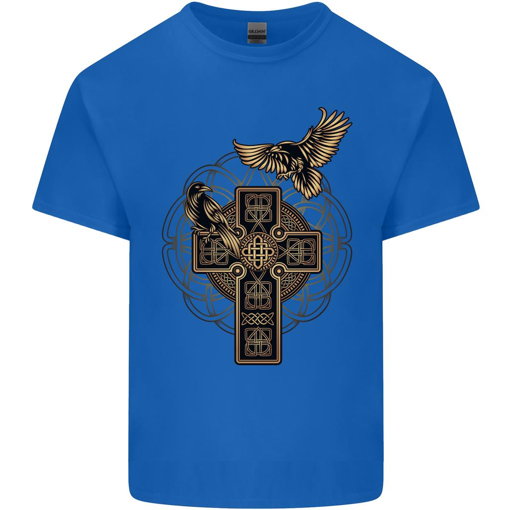 Odins Celtic Raven Viking Thor Ragnar Norse Unisexs Light Cotton TShirt
