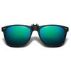 Mirror Flip Up Clip on Polarized Sunglasses Clips Pochromic Driving Fishing Eyewear Night Vision Lens Sun Glasses Clips