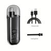 Suitable for Men, USB Charging Nose and Ear Hair Trimmer Portable Electric Nose Hair Clipper, Mini Compact Design, Quick Chargin