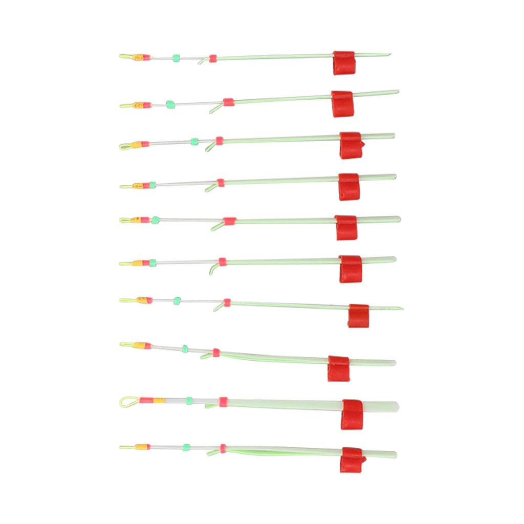 10 Stück Mini Eis Angelrute Top Tip Pole Front End für Winter Eis Angeln Zubehör