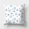 Grey Blue Pillowcase Geometric Cushion Cover Peach Skin Cushion Sofa Cushion Cushion Pillowcase Home Decor Pillowcase