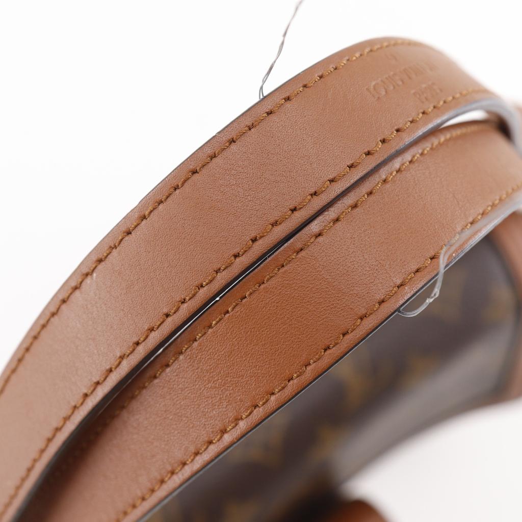 Louis Vuitton Dauphine MM Shoulder Bag M45958 Monogram Reverse Brown Monogram Canvas Women Used