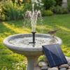 Adjustable Solar Panel Solar Fountain Pump PET Mini Fountain Pump Durable Fountain Panel Kit