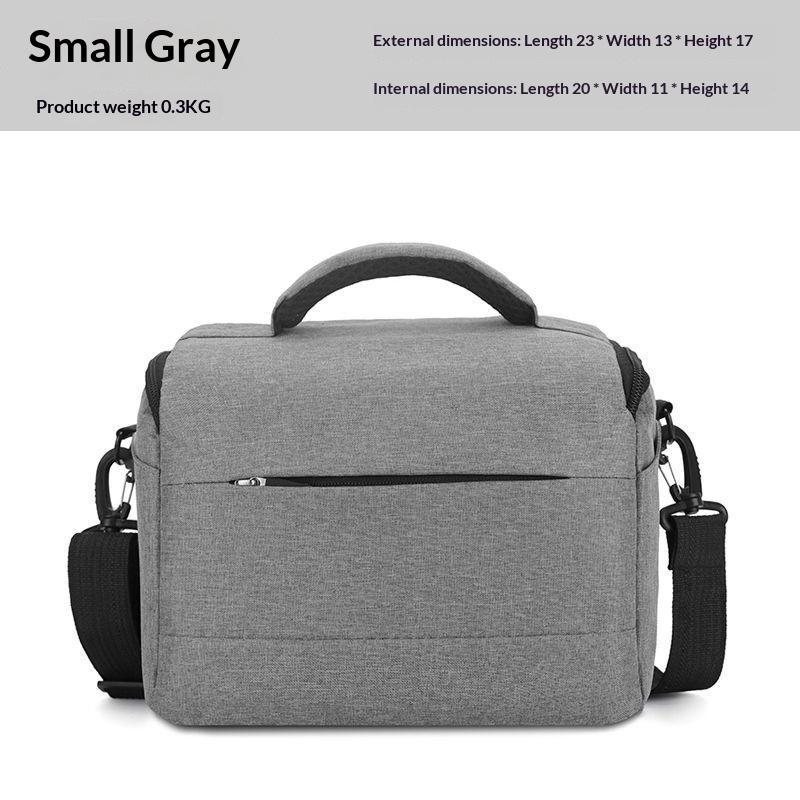 Water Resistant Camera Bag Shockproof Padded Interior Adjustable Shoulder Strap For Outdoor Photography Hiking Travel