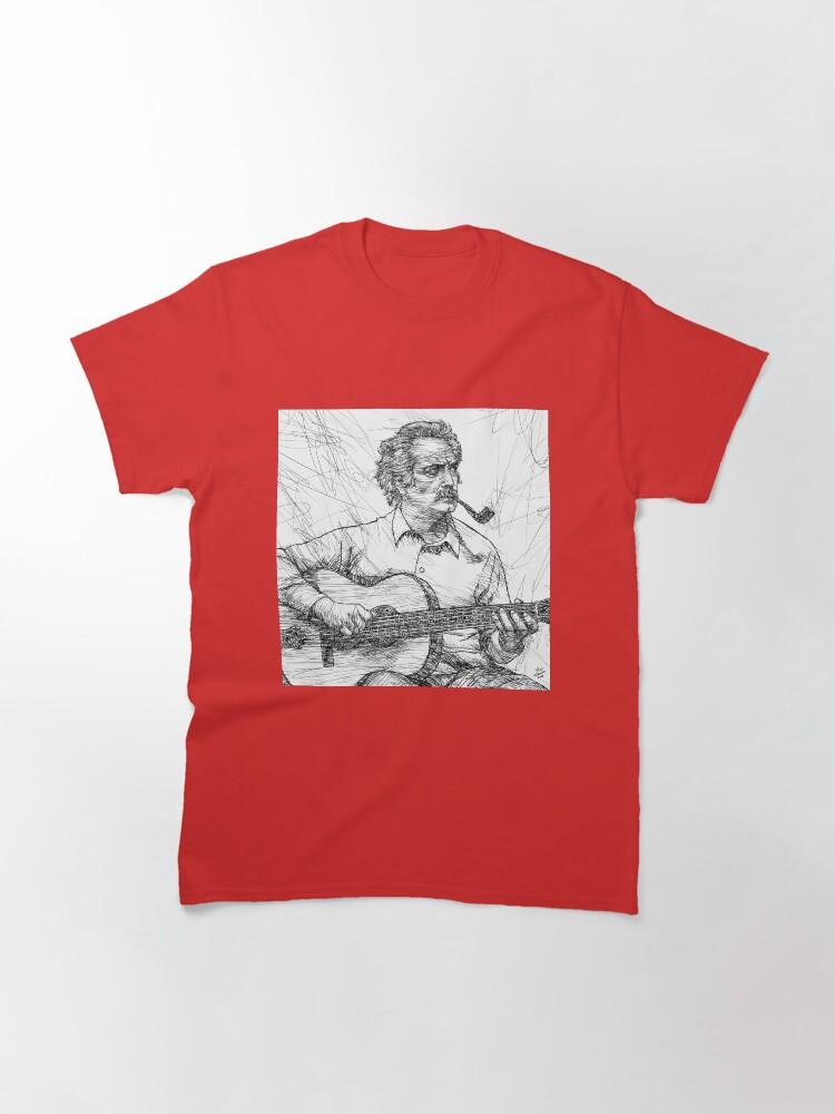 Georges Brassens GEORGES BRASSENS Tuscheporträt .1 Klassisches T-Shirt