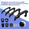4Pcs Front Rear Left Right Exterior Door Handle Driver Passenger Side for 2006-2010 Hyundai Sonata 826513K000