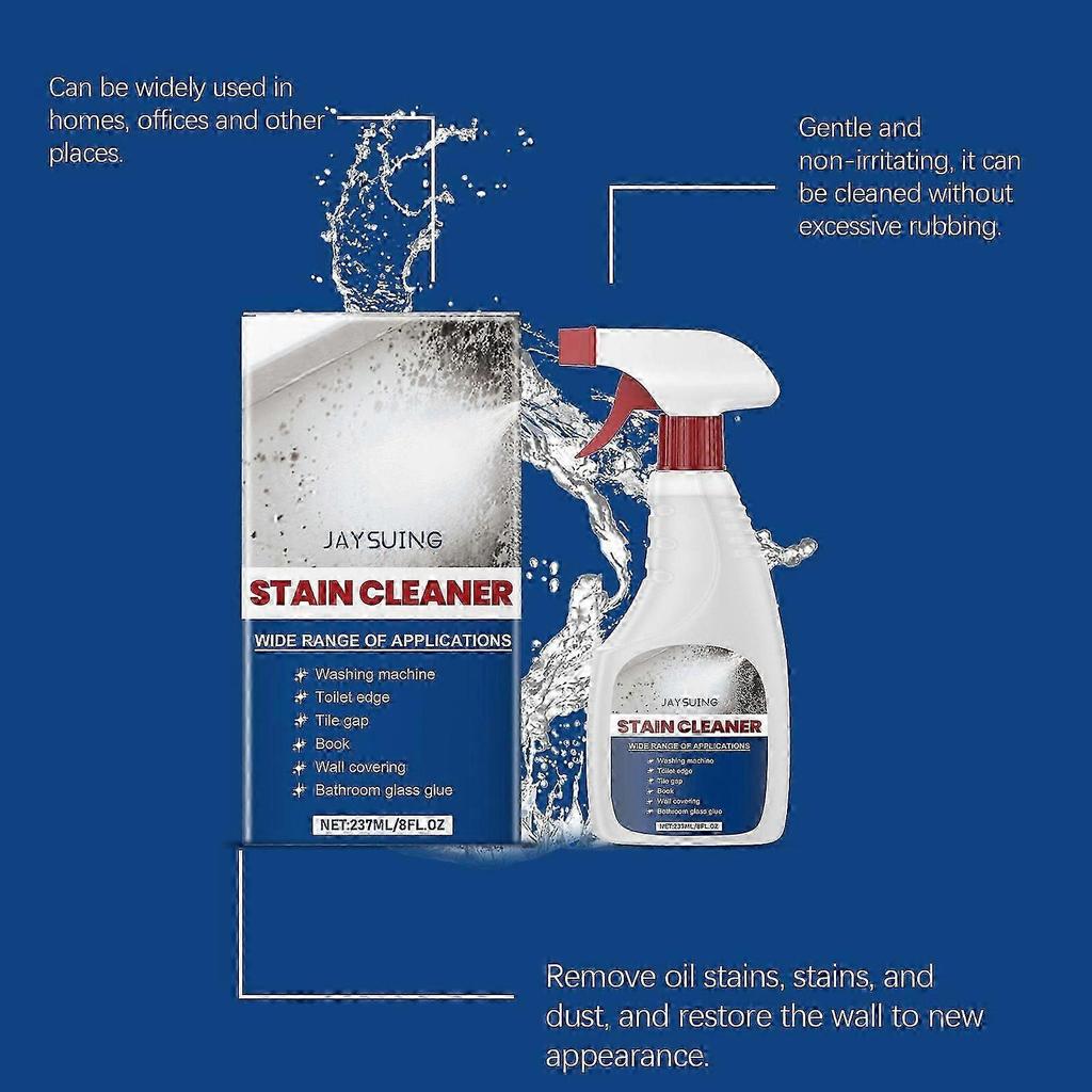 Powerful Wall Decontamination Spray - Fast-Acting Stain Remover for Bathroom & Toilet, 237ml | Easy, Safe, and Effective Wall Cleaning Solution