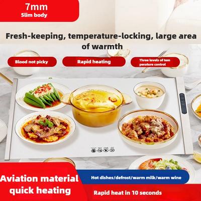 110V 220V składany wielofunkcyjny elektryczny podgrzewacz do napojów, mata grzewcza do stołu jadalnego w domu, posiłki hotelowe, podgrzewanie potraw