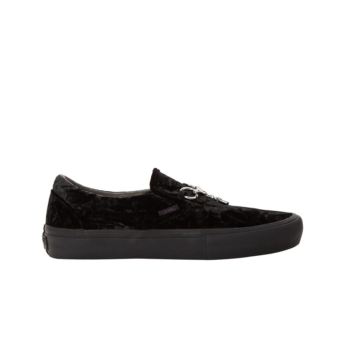 

Vans Vault X Needles Classic Slip-on Black Velvet 270