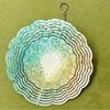 10 Zoll Metall Windspiel Anhänger mit 360 Haken Hängender Windspinner Gartendeko Outdoor Ornament für Terrasse Hof Alle Jahreszeiten Ohne Strom