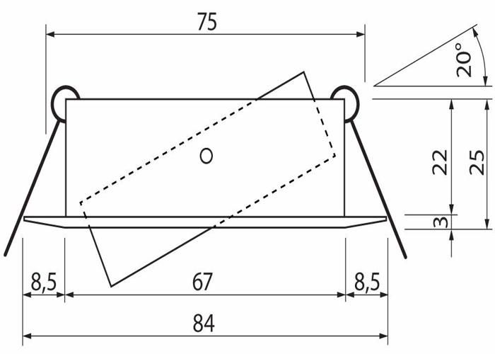 Spot Encastrable LED - SEBSON - 4XEST51027WHITE - Aluminium Blanc - GU10 - Intérieur