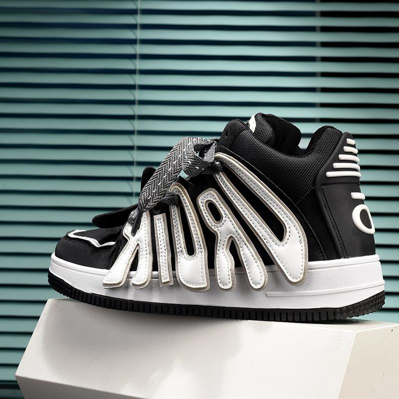 Новые вулканизированные кроссовки Мужская панк-платформа Повседневная обувь для мужчин — фото 4