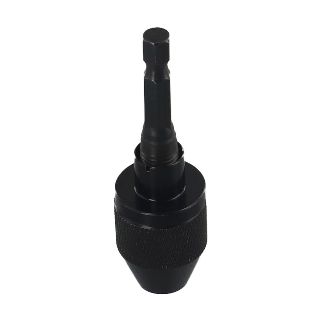 Drill Bit Quick Change Driver with Keyless Chuck Conversion and Convenient Suitable for 1/4 Hex driven Power Tools