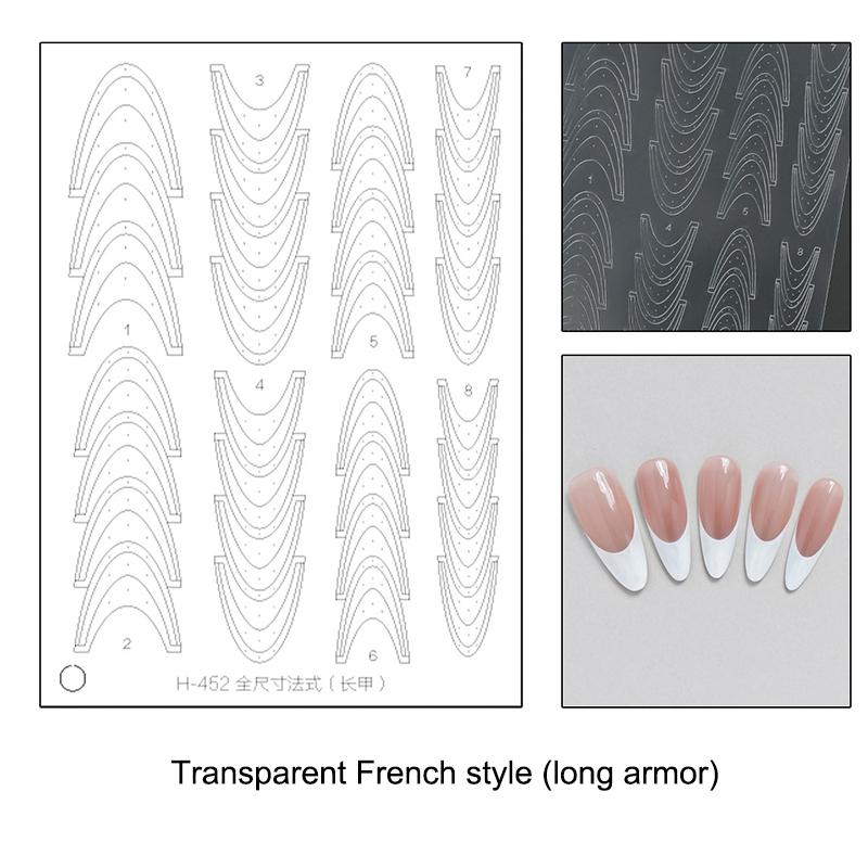 Flocon de neige creux transparent Feux d'artifice Cheval Autocollants pour ongles Pochoir aérographe Année du Cheval Série Nouvel An Décoration Autocollant pour ongles