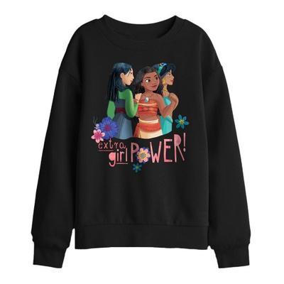 Childrens/Kids Extra Girl Power! Mulan Moana Jasmine Sweatshirt