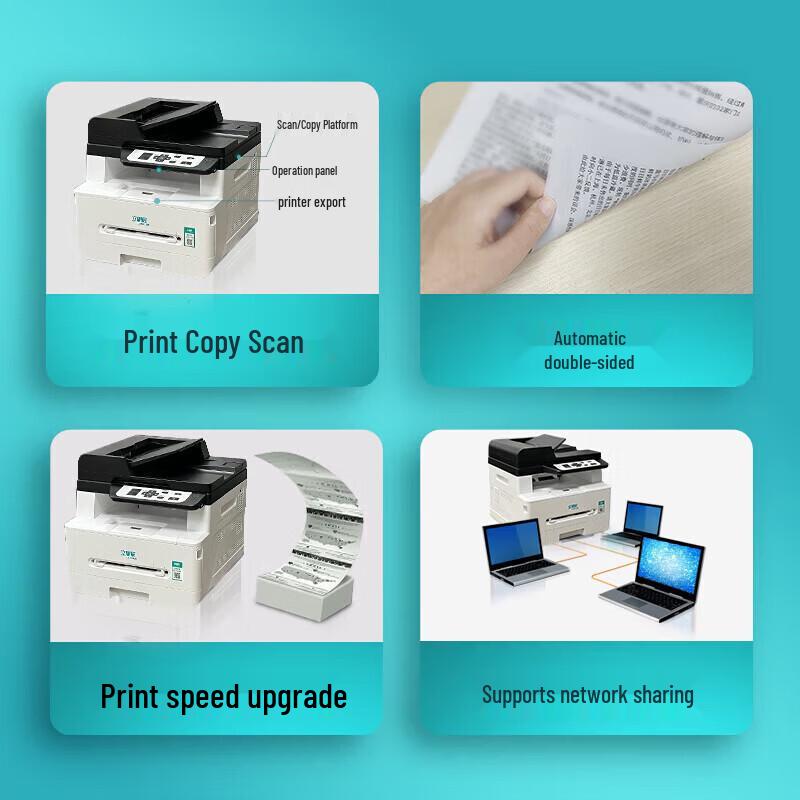 LANXUM GA7029dn A4 Monochrome Multifunction Printer CN Plug (adapter Included)