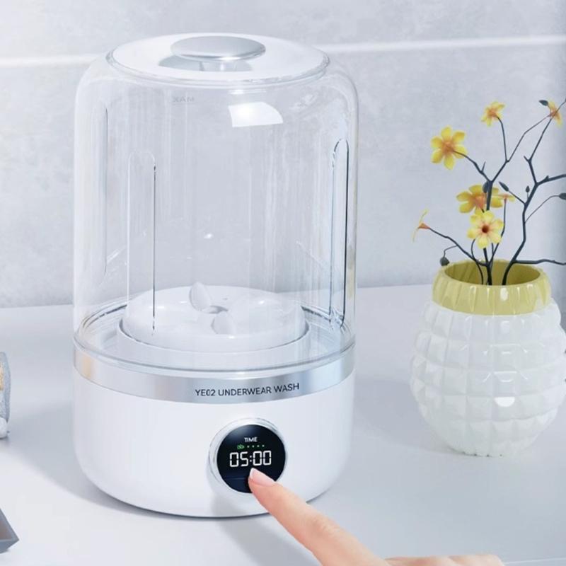 Efficient Washing Machine Small Washer Small Laundry Machine Underwear Socks Washing Machine for Camping and Home Use