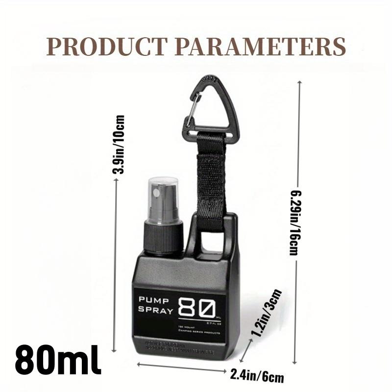 1/3pcs Outdoor Hanging Buckle Spray Bottle with Nozzle Portable Camping Travel Tool Refillable Liquid Container for Insect Repel