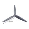 (2CW+2CCW) 10X4.5X3 1045 3-Leaf Black-Glass Fiber Reinforced Nylons Propellers for MacroQuad 10inch Cinelifter