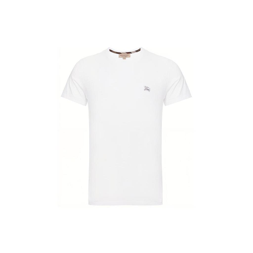 Burberry T Shirts Men's White Crew Neck Moderate 40618191