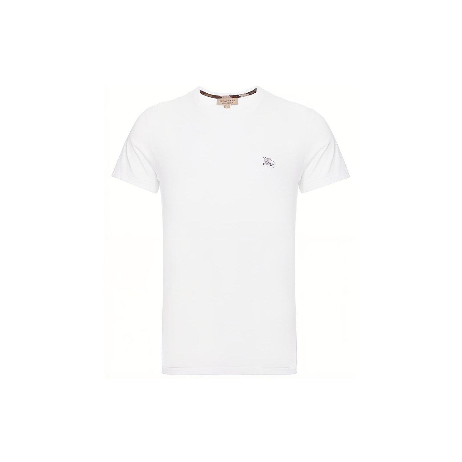 Burberry T Shirts Men`s White Crew