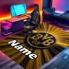 Custom Name Personalized Borussia Dortmund Print Carpet, Versatile Home Decor Rug, for Playroom, Apartment, Balcony, Entryway, Hallway Gift