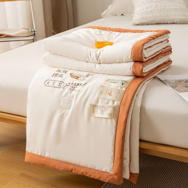 Summer Air Condition Quilt Soybean Cotton Thin Blanket Student Dormitory Spring and Autumn Summer Cool Quilt