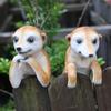 Meerkat Garden Animal Statue Garden Ornament for Home Office Balcony Porch